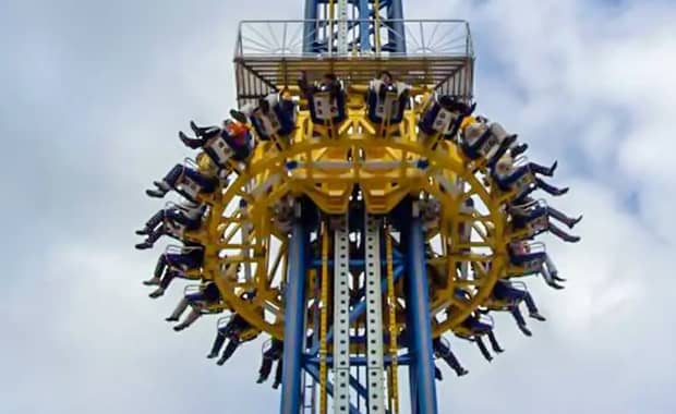 Scary drop Thrill Rides